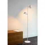 Lampa podłogowa LED biała Lucide Skanska - Nowoczesny design