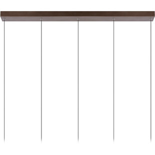 Lampa wisząca LED Margary - Brązowa, 103cm - Lucide