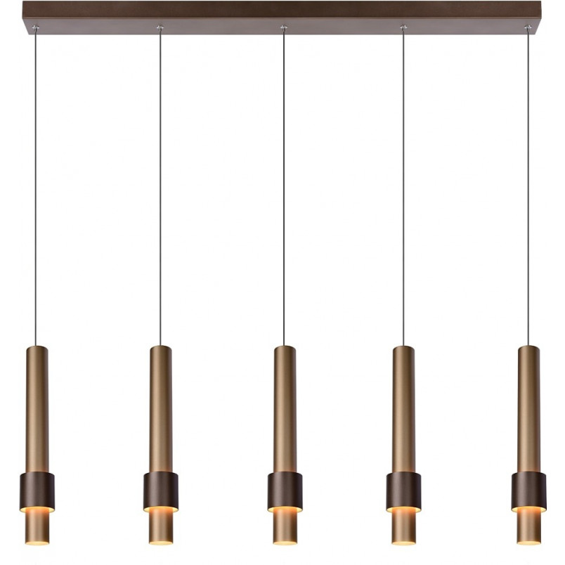 Lampa wisząca LED Margary - Brązowa, 103cm - Lucide
