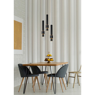 Lampa wisząca Margary LED III czarna | Lucide - Nowoczesne oświetlenie
