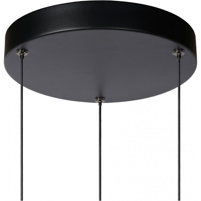 Lampa wisząca Margary LED III czarna | Lucide - Nowoczesne oświetlenie
