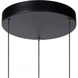 Lampa wisząca Margary LED III czarna | Lucide - Nowoczesne oświetlenie