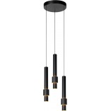 Lampa wisząca Margary LED III czarna | Lucide - Nowoczesne oświetlenie