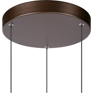 Lampa wisząca LED Lucide Margary III | Brązowa, Tuby, Ściemniacz