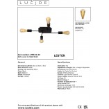Plafon Loft Lester IV | Lucide - Nowoczesne Oświetlenie