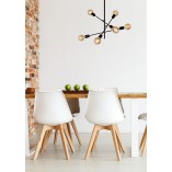 Lampa Sufitowa Loft Czarna "Patyczak" Lester VI | Lucide