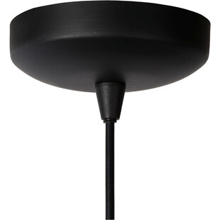 Lampa Wisząca Loft Dikra Czarna | Lucide - Nowoczesne Oświetlenie