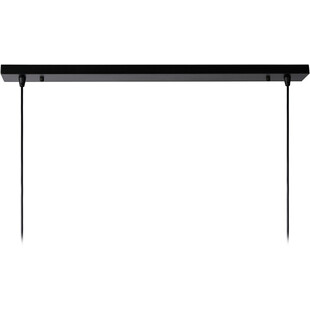 Lampa wisząca Dikra czarna - Loftowa lampa 2-punktowa Lucide