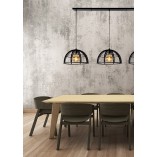 Lampa Wisząca Dikra Czarna | Lucide - Loftowa Elegancja