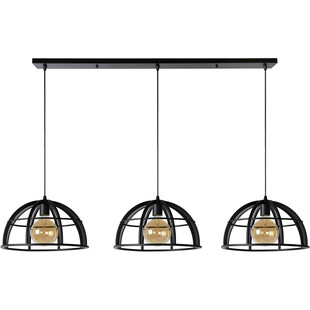 Lampa Wisząca Dikra Czarna | Lucide - Loftowa Elegancja