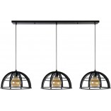 Lampa Wisząca Dikra Czarna | Lucide - Loftowa Elegancja
