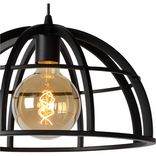Lampa Wisząca Dikra Czarna | Lucide - Loftowa Elegancja