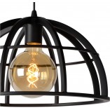 Lampa Wisząca Dikra Czarna | Lucide - Loftowa Elegancja