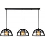 Lampa Wisząca Dikra Czarna | Lucide - Loftowa Elegancja