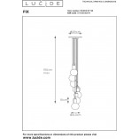 Lampa wisząca Fix Multiple VII | Lucide - Loftowa elegancja