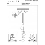 Lampa wisząca Fix Multiple VII | Lucide - Loftowa elegancja