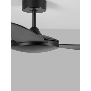 Lampa sufitowa wiatrak Air LED 132 cm czarna