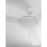Lampa Sufitowa Wiatrak Air LED 132cm Biała - Decolab24