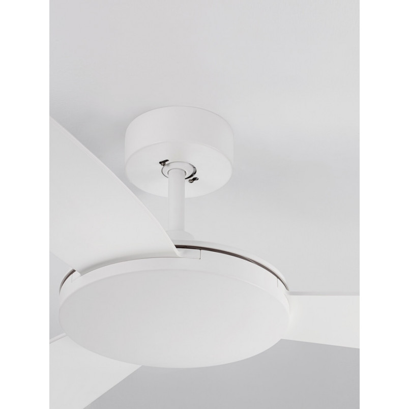 Lampa Sufitowa Wiatrak Air LED 132cm Biała - Decolab24