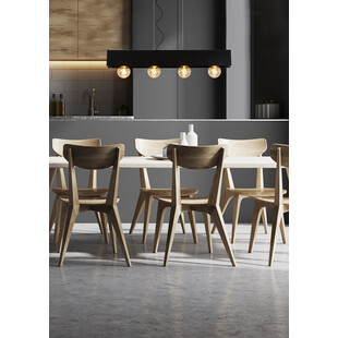 Lampa Wisząca Loft Surtus IV | Czarna, 90cm | Lucide