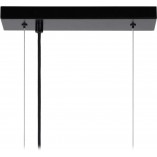 Lampa Wisząca Loft Surtus IV | Czarna, 90cm | Lucide
