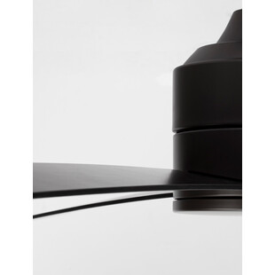 Lampa sufitowa Wind LED - czarny/orzech | Decolab24