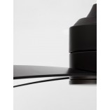 Lampa sufitowa Wind LED - czarny/orzech | Decolab24