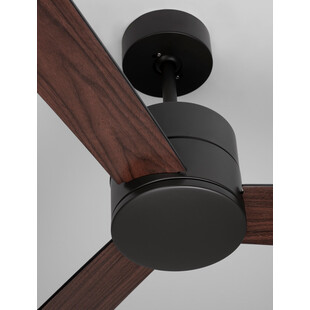 Lampa sufitowa Wind LED - czarny/orzech | Decolab24