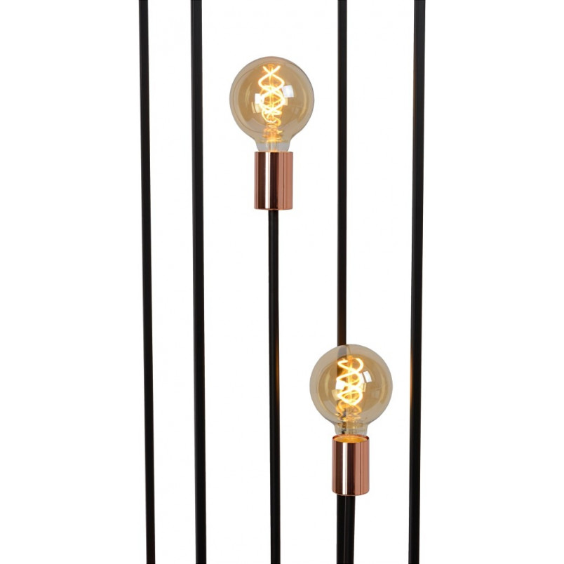 Lampa Podłogowa Loft Czarna Lucide - Arhtur | Kup Teraz