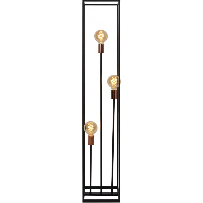 Lampa Podłogowa Loft Czarna Lucide - Arhtur | Kup Teraz