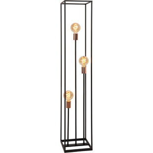Lampa połogowa druciana loft Arhtur czarna Lucide