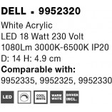 Żarówka LED Run 18W - Eleganckie Oświetlenie do Lamp z Wiatrakiem