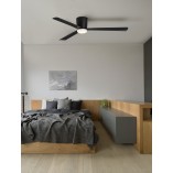 Lampa Sufitowa Wiatrak Run LED Czarna | Decolab24