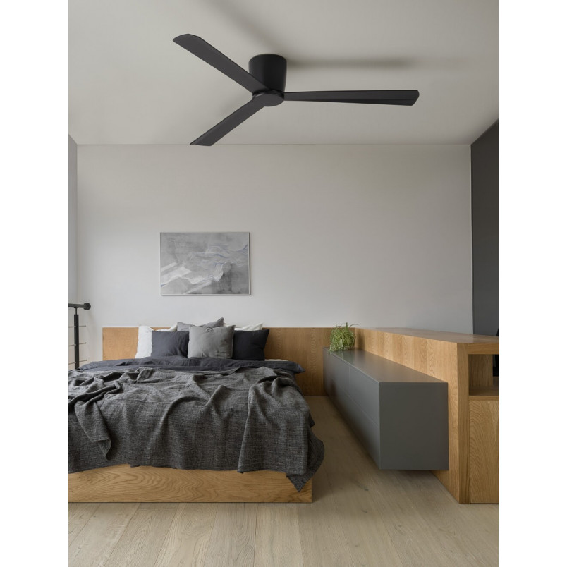 Lampa Sufitowa Wiatrak Run LED Czarna | Decolab24