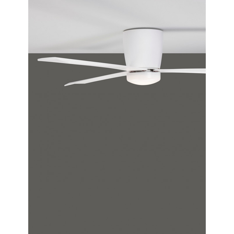 Lampa sufitowa z wiatrakiem LED - Skandynawski design | Decolab24