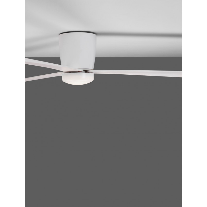 Lampa sufitowa z wiatrakiem LED - Skandynawski design | Decolab24
