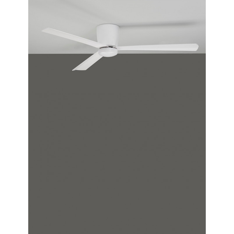 Lampa sufitowa z wiatrakiem LED - Skandynawski design | Decolab24