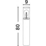 Lampa Ogrodowa Zoya 80cm - Eleganckie Oświetlenie | Decolab24