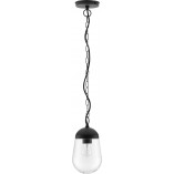 Lampa wisząca zewnętrzna Goog | Szara, Przezroczysta - Decolab24