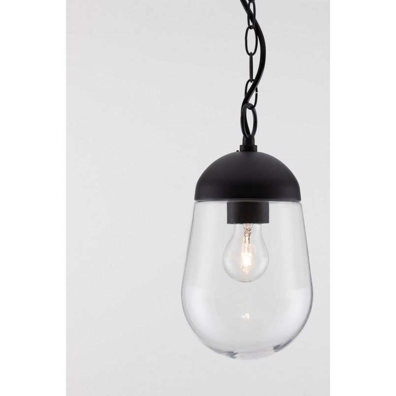 Lampa wisząca zewnętrzna Goog | Szara, Przezroczysta - Decolab24