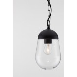 Lampa wisząca zewnętrzna Goog | Szara, Przezroczysta - Decolab24