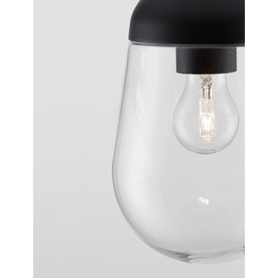 Lampa wisząca zewnętrzna Goog | Szara, Przezroczysta - Decolab24