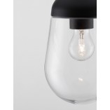 Lampa wisząca zewnętrzna Goog | Szara, Przezroczysta - Decolab24