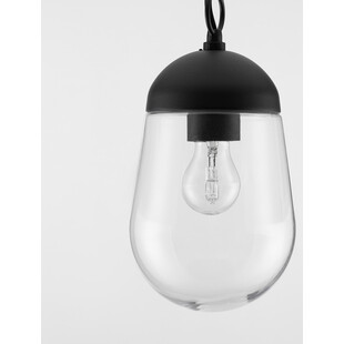Lampa wisząca zewnętrzna Goog | Szara, Przezroczysta - Decolab24