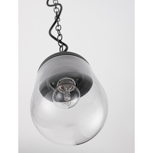 Lampa wisząca zewnętrzna Goog | Szara, Przezroczysta - Decolab24