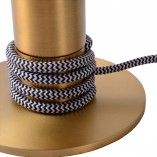 Lampa stołowa retro Marit - złoty mosiądz Lucide | Kup teraz