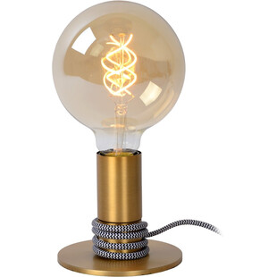 Lampa stołowa retro Marit - złoty mosiądz Lucide | Kup teraz