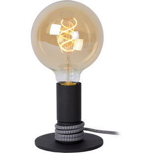 Lampa stołowa retro Marit czarna | Lucide - Sklep z lampami