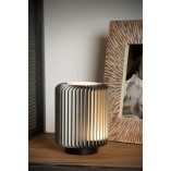 Lampa stołowa Turbin szara Lucide - Nowoczesny design