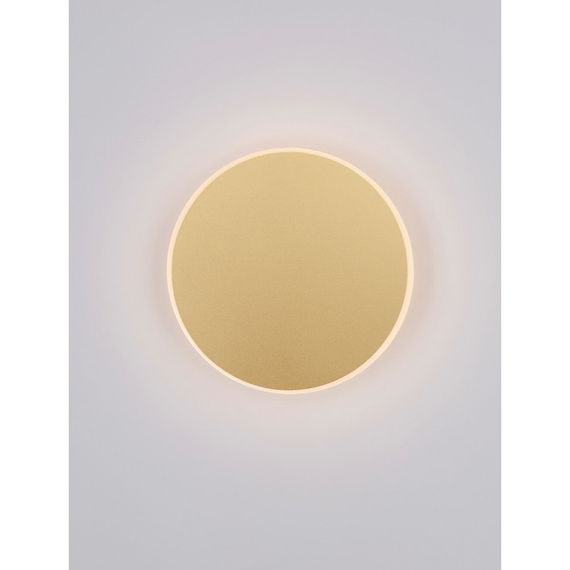 Kinkiet okrągły złoty Cerchio LED 20cm - Decolab24